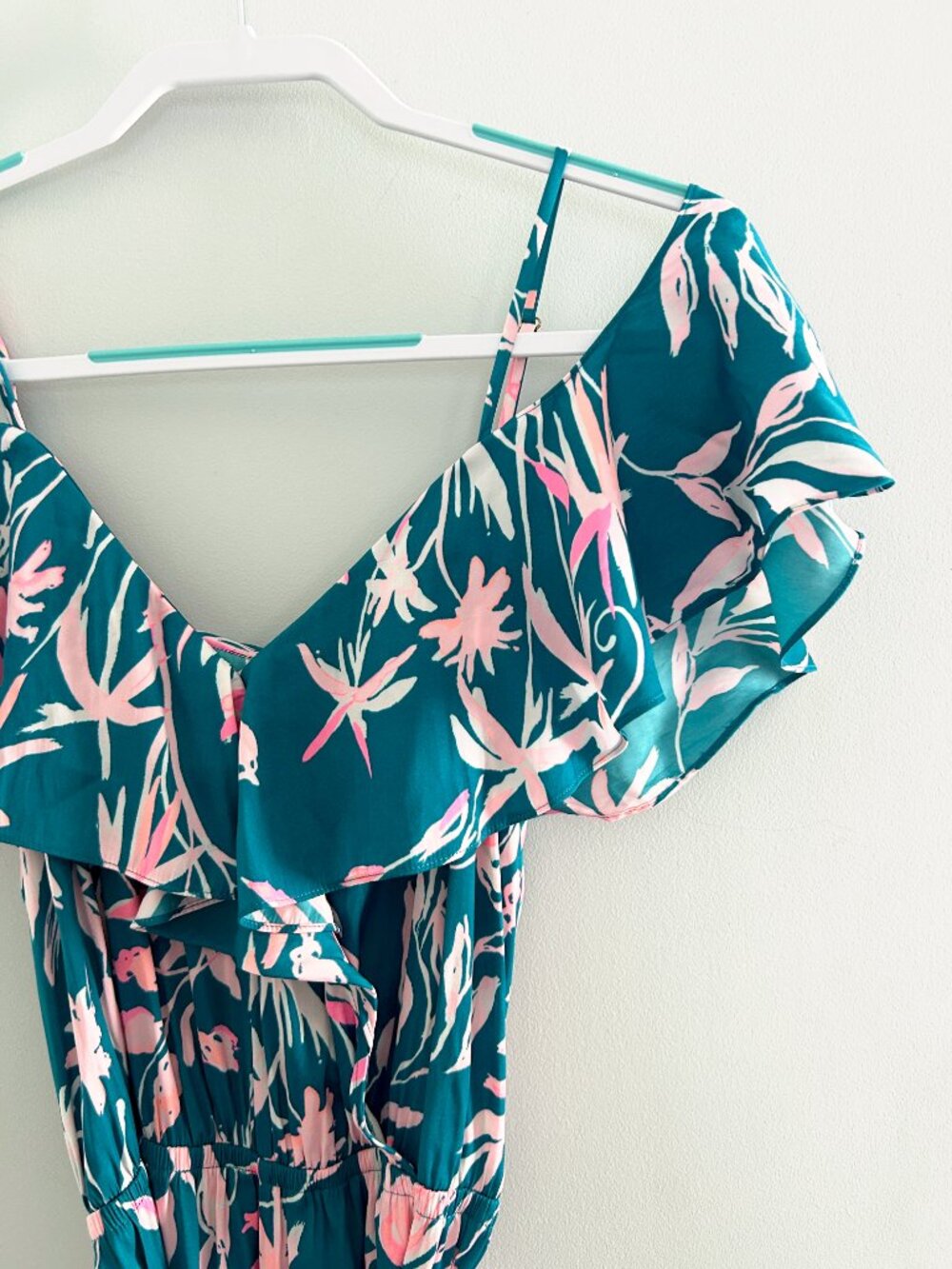 Lilly Pulitzer Tropical Emilea Print Wide Leg Jumpsuit Resort Vacation Size S - Picture 3 of 10
